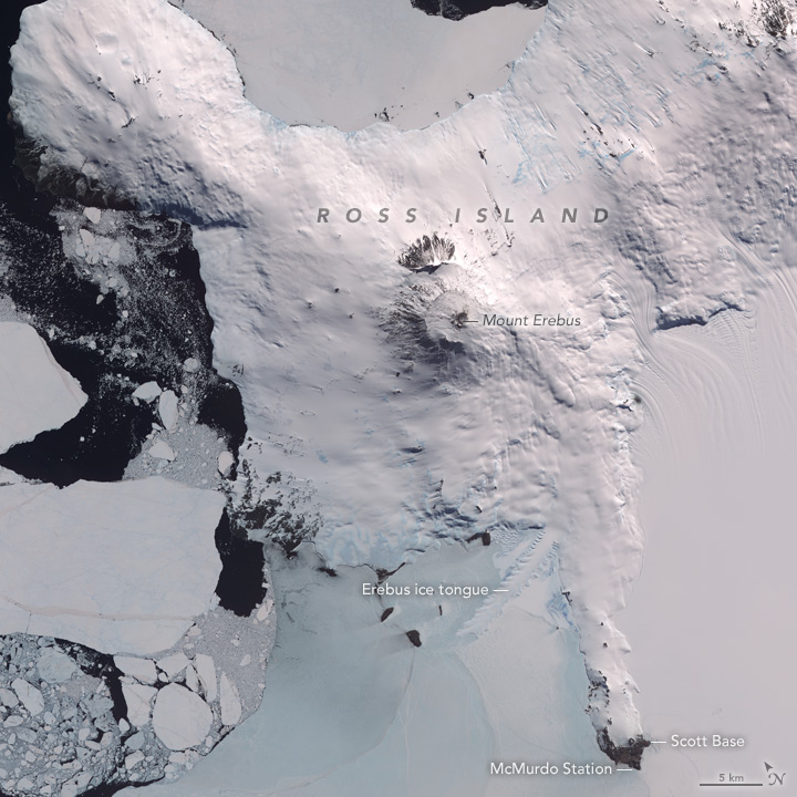 Mount Erebus, Antartica