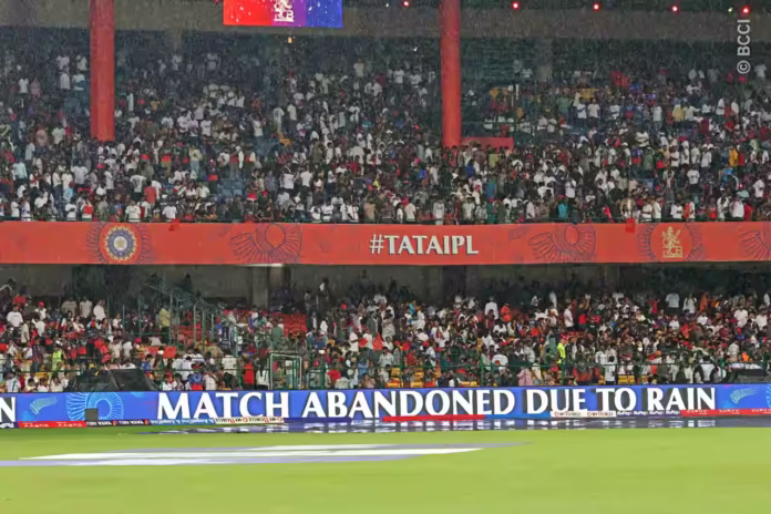 Rain played Spoilsport once again this season. (Image Credits- BCCI)