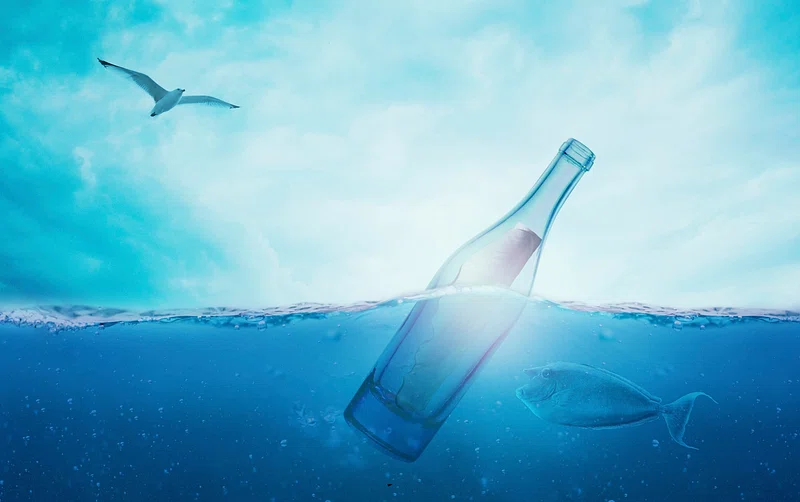 plastic pollution in ocean