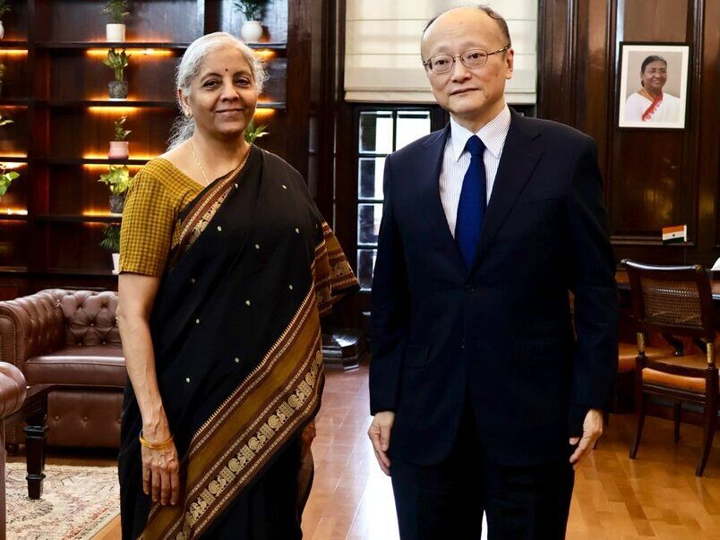 FM Nirmala Sitharaman & ADB President Masato Kanda (Image Source: Masato Kanda's X Page)