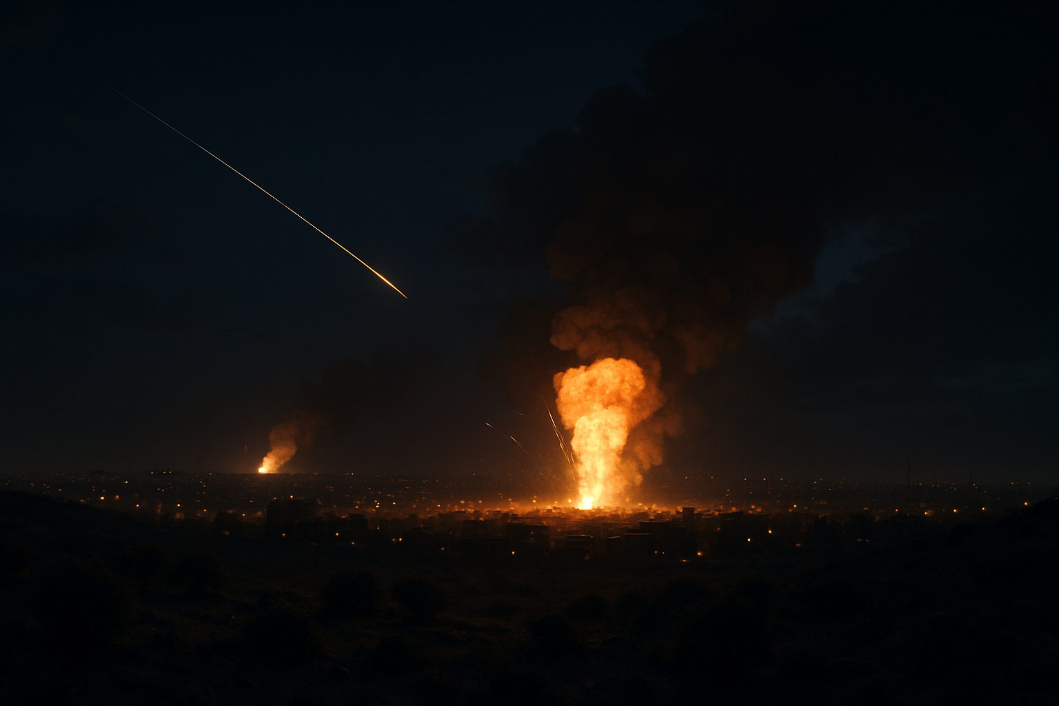 Israeli Strikes Shake Syria’s Military HQ In Damascus Israel carried out a major airstrike on July 16, targeting the Syrian military headquarters in the heart of Damascus/ Image Source: ChatGPT