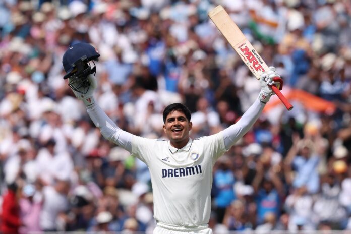 Shubman Gill created history by scoring a memorable Double ton. (Image Credits- ICC/X)