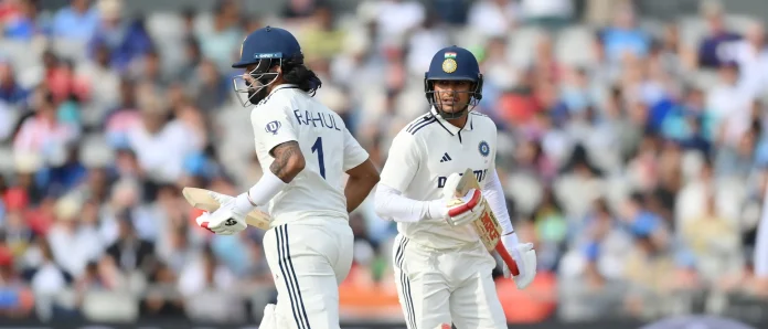Gill & Rahul made sure that India won't lose any further wickets. (Image Credits- ICC)