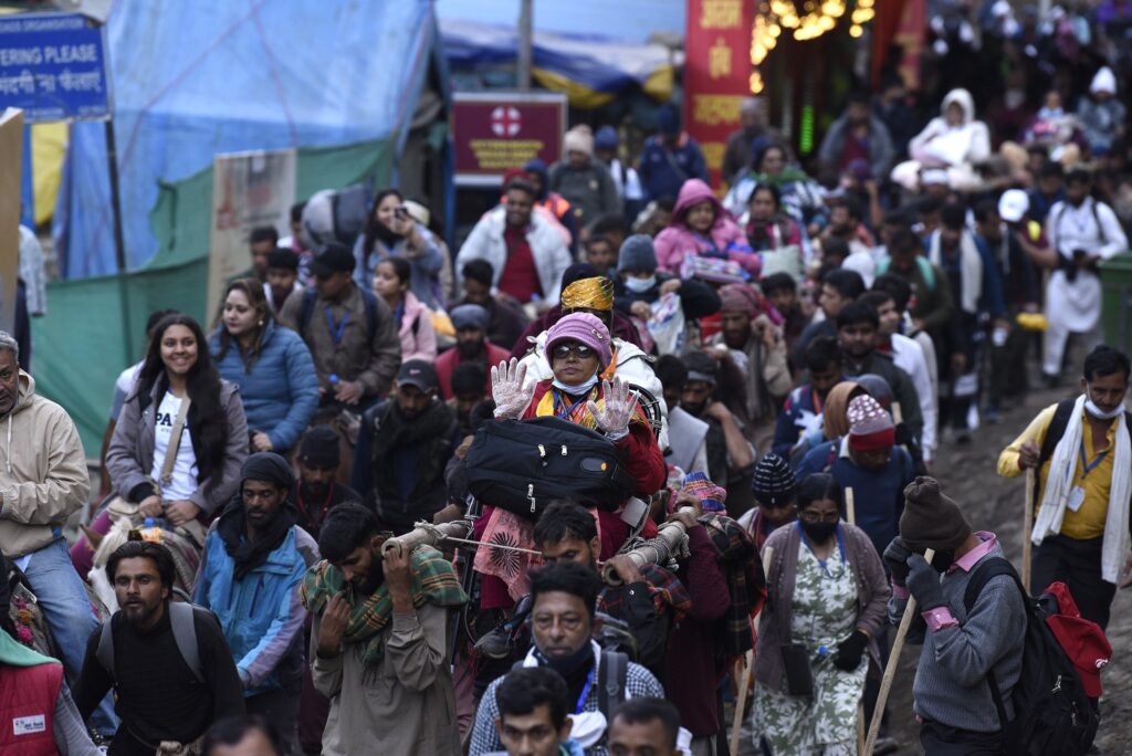 "There is no fear, only faith,". Image Credit: Swati Sachdeva/X