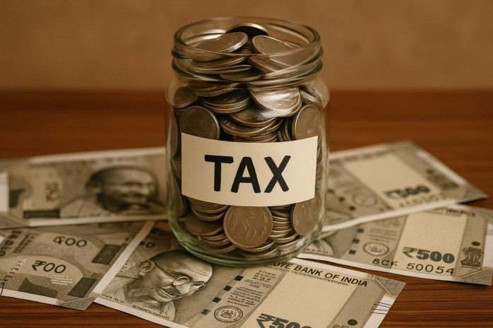 India's Direct Tax Collections Showed Mixed Q1 Results (Image Source: Ai Generated)