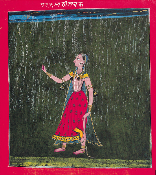 A Depiction Of Abhisarika Nayika. Image Credit : @HubPages