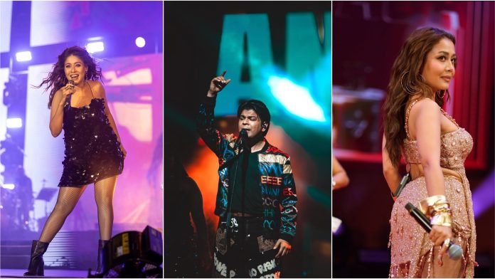 Sunidhi Chauhan, Ankit Tiwari and Neha Kakkar