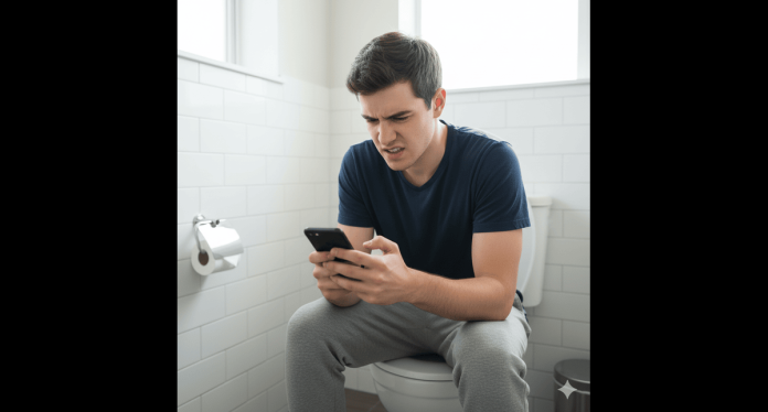 Use of a smartphone can cause hemorrhoids.