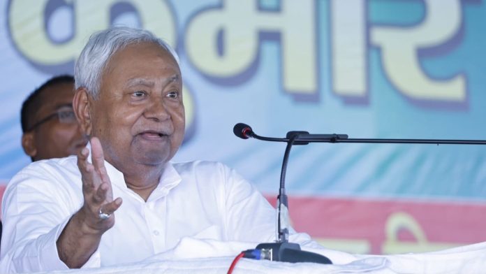 Bihar CM Nitish Kumar on Saturday announced Santosh Kumar Nirala as JD(U)’s first candidate from Rajpur, ahead of the NDA’s formal seat-sharing arrangement image credits: X/ @NitishKumar
